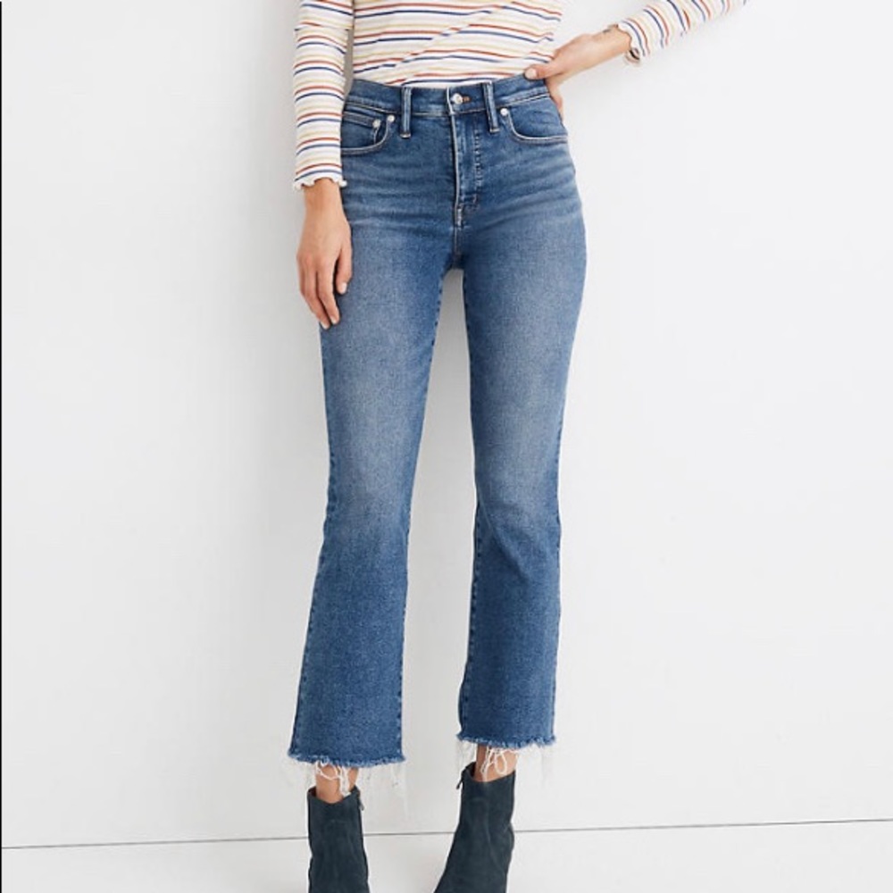 Madewell Cali Demi-Boot Jeans Sz 28 - Picture 1 of 9